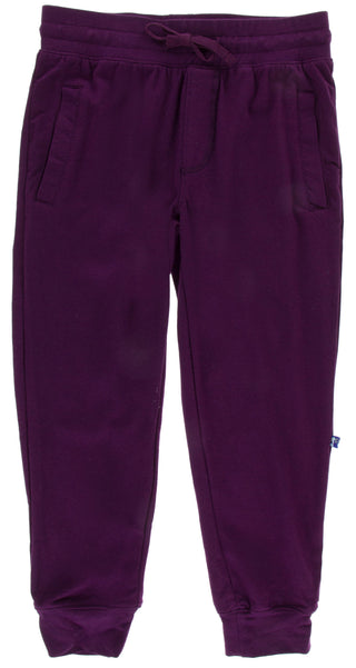 KicKee Pants Solid Wine Grapes Performance Jersey Tapered Pants, KicKee Pants, CM22, KicKee, KicKee Pants, KicKee Pants Astronomy, KicKee Pants Performance Jersey Tapered Pants, KicKee Pants 