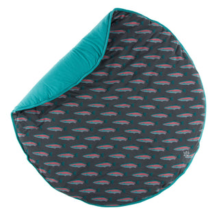KicKee Pants Stone Rainbow Trout Fluffle Padded Playmat, KicKee Pants, KicKee, KicKee Pants, KicKee Pants Fish and Wildlife, KicKee Pants Fluffle Padded Playmat, KicKee Pants Playmat, KicKee 