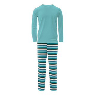 KicKee Pants Stripe Men's L/S Pajama Set, KicKee Pants, 2pc Pajama Set, All Things Holiday, CM22, KicKee, KicKee Pajamas, KicKee Pants, KicKee Pants Men's L/S Pajama Set, KicKee Pants Winter 