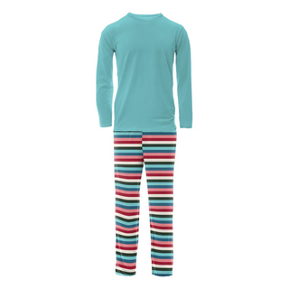 KicKee Pants Stripe Men's L/S Pajama Set, KicKee Pants, 2pc Pajama Set, All Things Holiday, CM22, KicKee, KicKee Pajamas, KicKee Pants, KicKee Pants Men's L/S Pajama Set, KicKee Pants Winter 
