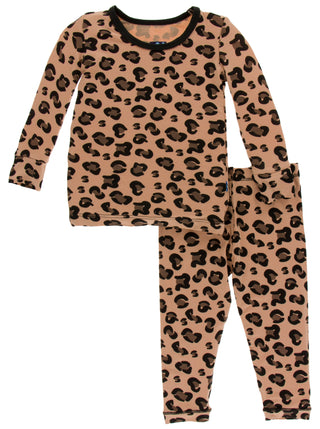 KicKee Pants Suede Cheetah Long Sleeve Pajama Set, KicKee Pants, Cheetah, CM22, Kenya, KicKee, KicKee Pants, KicKee Pants Kenya, KicKee Pants Kenya Collection, KicKee Pants Pajama Set, KicKee