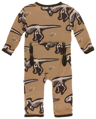 KicKee Pants Tannin T-Rex Dig Coverall with Zipper, KicKee Pants, Black Friday, CM22, Coverall, Coverall with Zipper, Cyber Monday, Els PW 5060, Els PW 8258, End of Year, End of Year Sale, Ki