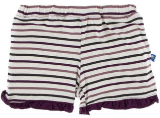 KicKee Pants Tuscan Vineyard Stripe Ruffle Shorts, KicKee Pants, CM22, KicKee, KicKee Pants, KicKee Pants Ruffle Shorts, KicKee Pants Shorts, KicKEe Pants Tuscan Vineyard Stripe, KicKee Pants