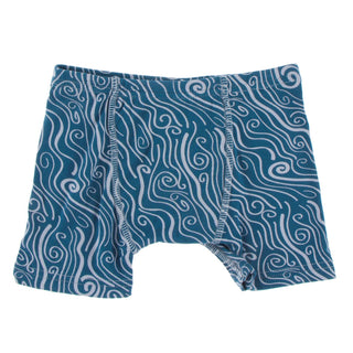 KicKee Pants Twilight Whirling River & Jade Mallard Duck Boys Boxer Briefs Set, KicKee Pants, Boxer Brief, Boxer Briefs, Boys Boxer Brief Set, Boys Boxer Briefs Set, Els PW 8598, KicKee, KicK