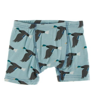 KicKee Pants Twilight Whirling River & Jade Mallard Duck Boys Boxer Briefs Set, KicKee Pants, Boxer Brief, Boxer Briefs, Boys Boxer Brief Set, Boys Boxer Briefs Set, Els PW 8598, KicKee, KicK