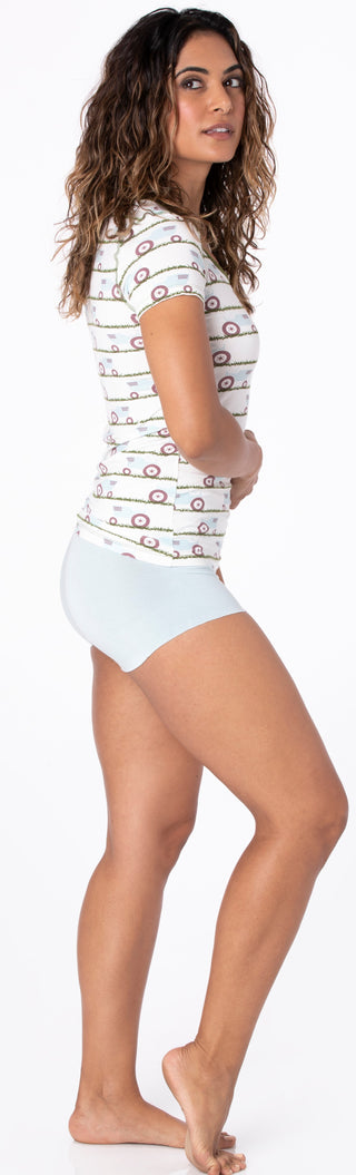 KicKee Pants Women's Solid Boy Short Underwear-Spring Sky, KicKee Pants, CM22, Els PW 8598, KicKee, KicKee Pants, KicKee Pants Tuscany, KicKee Pants Women's Solid Boy Short Underwear-Spring S