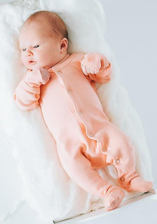 L'ovedbaby Coral Footed Overall, L'ovedbaby, Black Friday, CM22, Cyber Monday, Els PW 8258, End of Year, End of Year Sale, Footie with Snaps, l'oved baby, Lovedbaby, Organic, Organic Cotton F