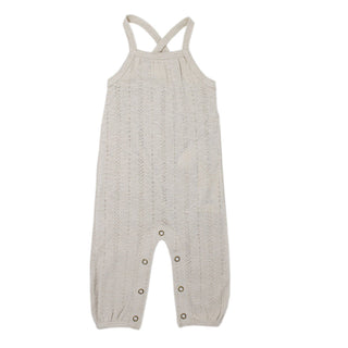 L'ovedbaby Pointelle Romper - Stone, L'ovedbaby, CM22, Els PW 5060, Gender Neutral, Gender Neutral Baby Gift, Gender Neutral Unisex, L'ovedbaby, L'ovedbaby Pointelle Romper, L'ovedbaby Pointe