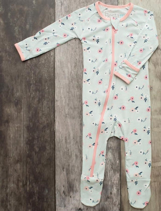 Bestaroo Spring Bloom Footie w/Zipper, Bestaroo, Besta  roo, Bestaroo, Bestaroo Floral Footie, Bestaroo Footie, Bestaroo Footie with Zipper, Bestaroo Pajamas, Bestaroo Spring Bloom, Bestaroo 