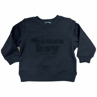Le La Lo Mama's Boy Chenille Sweatshirt - Mini, LE LA LO, Boy Chenille Sweatshirt - Mini, Boy Mama, Boy Mom, Boy Mom Sweatshirt, cf-size-1-2y, cf-size-2-3y, cf-size-3-4y, cf-size-5-6y, cf-typ