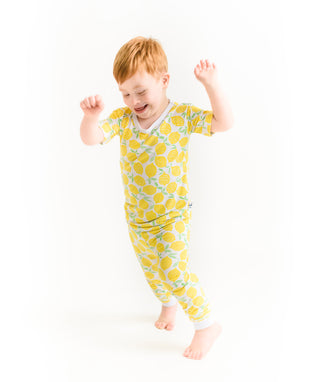 Little Sleepies Lemons Bamboo 2pc S/S Pajama Set, Little Sleepies, Bamboo Pajama, Bamboo Pajama Set, Bamboo Pajamas, Bestaroo Pajamas, CM22, Little Sleepies, Little Sleepies 2pc S/S Pajama Se