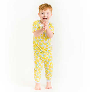 Little Sleepies Lemons Bamboo 2pc S/S Pajama Set, Little Sleepies, Bamboo Pajama, Bamboo Pajama Set, Bamboo Pajamas, Bestaroo Pajamas, CM22, Little Sleepies, Little Sleepies 2pc S/S Pajama Se