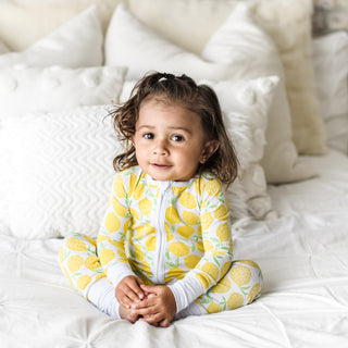 Little Sleepies Lemons Convertible Romper/Sleeper, Little Sleepies, Bamboo Pajamas, CM22, Coverall, Footie, Little Sleepies, Little Sleepies Bamboo, Little Sleepies Lemons, Little Sleepies Le