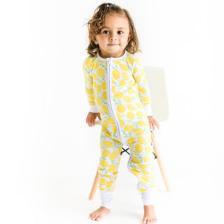 Little Sleepies Lemons Convertible Romper/Sleeper, Little Sleepies, Bamboo Pajamas, CM22, Coverall, Footie, Little Sleepies, Little Sleepies Bamboo, Little Sleepies Lemons, Little Sleepies Le