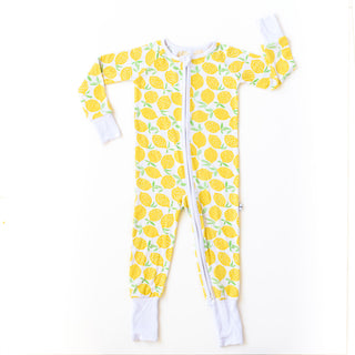Little Sleepies Lemons Convertible Romper/Sleeper, Little Sleepies, Bamboo Pajamas, CM22, Coverall, Footie, Little Sleepies, Little Sleepies Bamboo, Little Sleepies Lemons, Little Sleepies Le