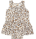 Angel Dear Leopard Bodysuit with Skirt, Angel Dear, Angel Dear, Angel Dear Bodysuit Dress, Angel Dear Dress, Angel Dear Leopard, Angel Dear Leopard Bodysuit with Skirt, Angel Dear Romper, Bod