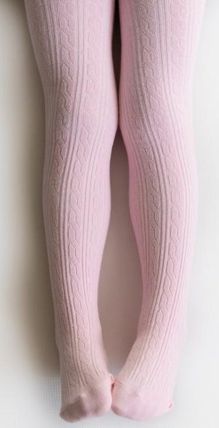 Little Stocking Co Cable Knit Tights - Light Pink, Little Stocking Co, Cable Knit Tights, Cyber Monday, Little Stocking Co, Little Stocking Co Cable Knit Tights, Little Stocking Co Light Pink