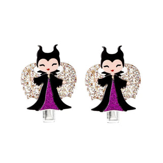 Lilies & Roses Cute Doll Clip Set - Queen with Horns, Lilies & Roses, Acryliic, cf-type-clip-set, cf-vendor-lilies-&-roses, Doll Clip Set, Lilie & Roses, Lilies & Roses Cute Doll Clip Set, Li