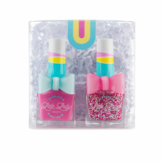 Bubblegum Unicorn Duo Scented Nail Polish Set, Little Lady Products, Bubblegum, cf-type-nail-polish, cf-vendor-little-lady-products, EB Girls, Glitter Nail Polish, Kids Nail Polish, Little La
