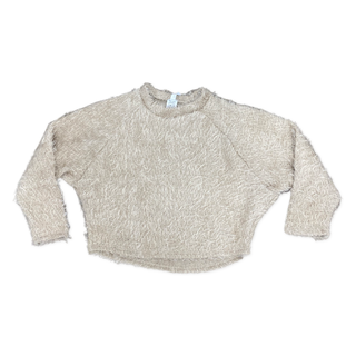 Tru Luv Shaggy Boxy Pullover - Oatmeal, Little Mass, Dress, JAN23, Little Mass, Made in the USA, Sweater, Tru Luv, Shirts & Tops - Basically Bows & Bowties