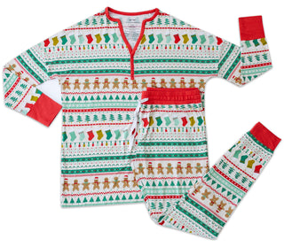 Little Sleepies Fair Isle Women's Bamboo 2pc Pajama Set, Little Sleepies, Adult Christmas Pajamas, All Things Holiday, Bamboo Pajama, Bamboo Pajama Set, Bamboo Pajamas, Christmas, Christmas P