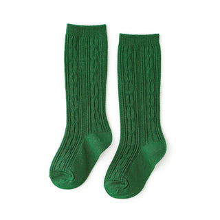 Little Stocking Co Knee High Socks - Holly Green, Little Stocking Co, All Things Holiday, cf-size-0-6-months, cf-type-knee-high-socks, cf-vendor-little-stocking-co, Christmas, Christmas Socks