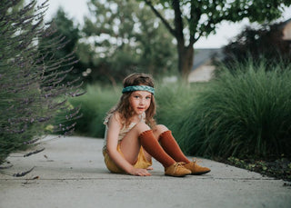 Little Stocking Co Lace Top Knee High Socks - Sugar Almond, Little Stocking Co, Little Stocking Co, Little Stocking Co Fall 2020, Little Stocking Co Knee high Sock, Little Stocking Co Knee Hi