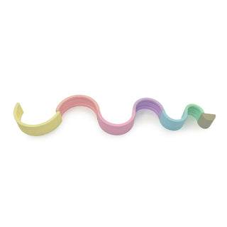Pastel Small Silicone Rainbow Teether, Little Teether, Little Teether, Little Teether Pastel Silicone Rainbow - Teether - Bath - Stacker - Sensory, Little Teether Silicone Rainbow, Little Tee