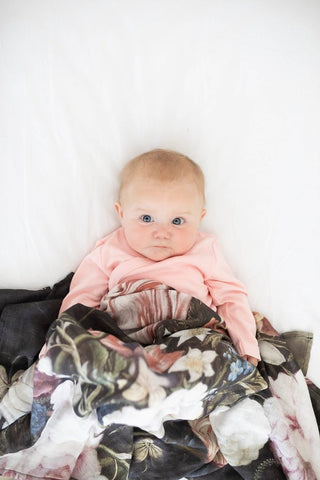 LouLou Lollipop Tuscan Floral Muslin Swaddling Blanket, LouLou Lollipop, Baby Shower Gift, Black Friday, Cyber Monday, Els PW 8258, End of Year, End of Year Sale, Floral Swaddle, Floral Swadd