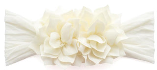 Baby Bling Lotus Flower Headband-Ivory, Baby Bling, Baby Bling, Baby Bling Bows, Baby Bling Headband, Baby Bling headbands, Baby Bling Lotus Flower, Baby Bling Lotus Flower Headband, Baby Hea