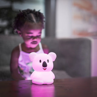 LumiPets Koala toy from LumiWorld with remote control, soft plush toy with detailed fur and expressive eyes, suitable for children.