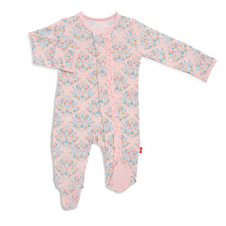 Magnetic Me Fleur de Sea Modal Footie, Magnificent Baby, cf-size-12-18-months, cf-type-footie, cf-vendor-magnificent-baby, CM22, Fleur de Sea, Footie, JAN23, Magentic Me, Magnetic Footie, Mag