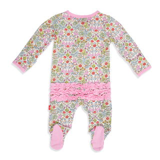 Magnetic Me Hip Hop Ruffle Modal Magnetic Footie, Magnificent Baby, Baby Shower, Baby Shower Gift, Bunny, cf-size-0-3-months, cf-size-6-9-months, cf-size-newborn, cf-type-footie, cf-vendor-ma