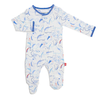 Magnetic Me Roarsome Friends Modal Magnetic Footie, Magnificent Baby, Baby Shower, Baby Shower Gift, cf-size-newborn, cf-type-footie, cf-vendor-magnificent-baby, CM22, Gift for Baby Shower, J