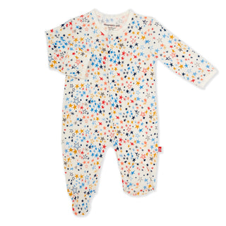 Magnetic Me Starburst Modal Magnetic Footie, Magnificent Baby, Baby Shower, Baby Shower Gift, cf-size-3-6-months, cf-type-footie, cf-vendor-magnificent-baby, CM22, Gift for Baby Shower, JAN23
