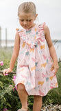 Pink Chicken Marly Dress, Pink Chicken, Big Girls Clothing, Dog, Dress, Dress for Girls, Dresses for Girls, Little Girls Clothing, Little Girls Dress, Little Girls Dresses, Pink Chicken, Pink
