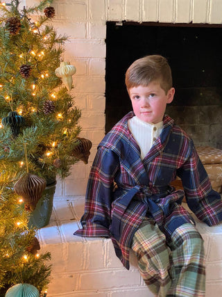 Me & Henry Munford Plaid Lounge Robe, Me & Henry, Boy Robe, Boy's Plaid Robe, cf-size-2-3y, cf-size-3-4y, cf-size-4-5y, cf-size-5-6y, cf-size-7-8y, cf-type-robes, cf-vendor-me-&-henry, Kid's 