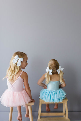 Baby Bling Big Solo Bow - White Clipped Dot, Baby Bling, Baby Baby Bling Headbands, Baby Bling, Baby Bling Big Solo Bow, Baby Bling Big Solo Bow - White Clipped Dot, Baby Bling Big White Clip