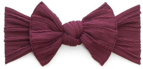 Baby Bling Burgundy Cable Knit Knot Headband, Baby Bling, Baby Bling, Baby Bling Bows, Baby Bling Burgundy Cable Knit Knot Headband, Baby BLing Cable Knit Knot, Baby Bling Fall 2018 Release, 