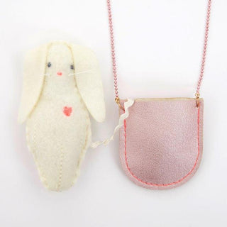 Meri Meri Bunny Pocket Necklace, Meri Meri, Bunny, Bunny Necklace, Easter, Easter Basket, Easter Basket Ideas, Easter Necklace, EB Girls, Jewelry, Meri Meri, Meri Meri Easter, Meri Meri Neckl