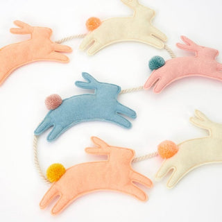 Meri Meri Felt Bunny Garland, Meri Meri, Bunnies, Bunny, Bunny Garland, cf-type-wreaths-&-garlands, cf-vendor-meri-meri, Easter, Easter Basket, Easter Bunnies, EB Boy, EB Boys, EB Girls, Felt