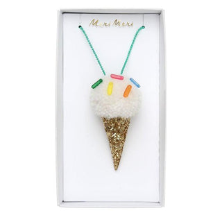 Meri Meri Ice Cream Pompom Necklace, Meri Meri, Easter Basket Ideas, EB Girls, Ice Cream Pompom Necklace, Jewelry, Meri Meri, Meri Meri Ice Cream Pompom Necklace, Meri Meri Necklace, Necklace