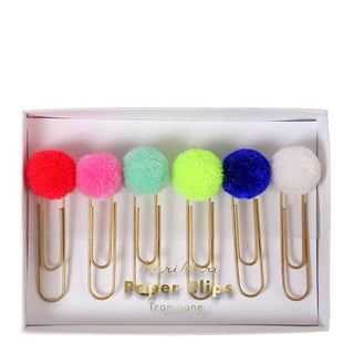 Meri Meri Jazzy Pom Pom Jumbo Paper Clips, Meri Meri, Meri Meri, Meri Meri Jazzy Pom Pom Jumbo Paper Clips, Meri Meri Jazzy PomPom Jumbo Paper Clips, Paper Clip, Paper Clips, Pom Pom Jumbo Pa