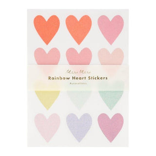 Meri Meri Pastel Glitter Heart Stickers, Meri Meri, cf-type-decorative-stickers, cf-vendor-meri-meri, Glitter Heart Sticker, Heart Stickers, Meri Meri, Meri Meri Pastel Glitter Heart Stickers
