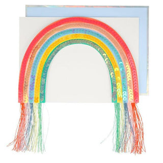 Meri Meri Sequin Rainbow Stand Up Birthday Card, Meri Meri, Birthday Card, Greeting Card, Meri Meri, Meri Meri Card, Meri Meri Sequin Rainbow Stand Up Card, Sequin Rainbow Stand Up Card, Gree