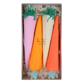 Meri Meri Surprise Carrots (Set of 4), Meri Meri, Carrots, cf-type-toys, cf-vendor-meri-meri, Easter, Easter Basket, Easter Basket Ideas, EB Boy, EB Boys, EB Girls, Meri Meri, Meri Meri Easte