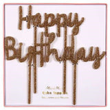 Meri Meri Happy Birthday Acrylic Toppers (2pc Set), Meri Meri, 1st Birthday, 2nd Birthday, 3rd Birthday, 4th Birthday, 5th Birthday, Birthday, Birthday Cake Topper, Cake Topper, cf-type-cake-