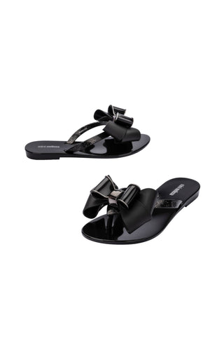 Mini Melissa Harmonic Sweet VI Kids Flip Flops - Black, Grendene, Bow Flip Flop, cf-size-1, cf-size-11, cf-size-12, cf-size-2, cf-size-3, cf-type-sandal, cf-vendor-grendene, Grendene, Grenden