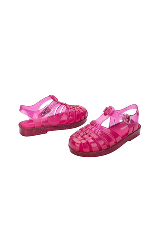 Mini Melissa Mini Posses Final de Ano BB - Hot Pink Glitter, Grendene, cf-size-5, cf-size-6, cf-type-shoes, cf-vendor-grendene, Grendene, Grendene Mini Melissa, Grendene Mini Melissa Mini Pos