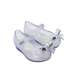Mini Melissa Mini Ultragirl Stars BB - Clear Glitter White, Grendene, cf-size-10, cf-size-5, cf-size-7, cf-type-shoes, cf-vendor-grendene, Flower Shoe, Grendene, Grendene Mini Melissa, Mini M